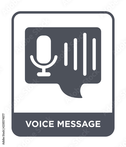 voice message icon vector