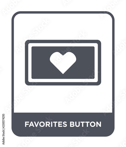 favorites button icon vector