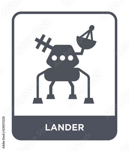 lander icon vector