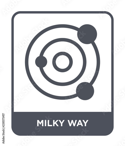 milky way icon vector