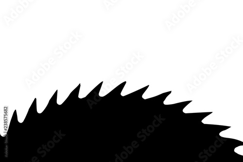disks of circular saws,the teeth of a circular saw,,big teeth