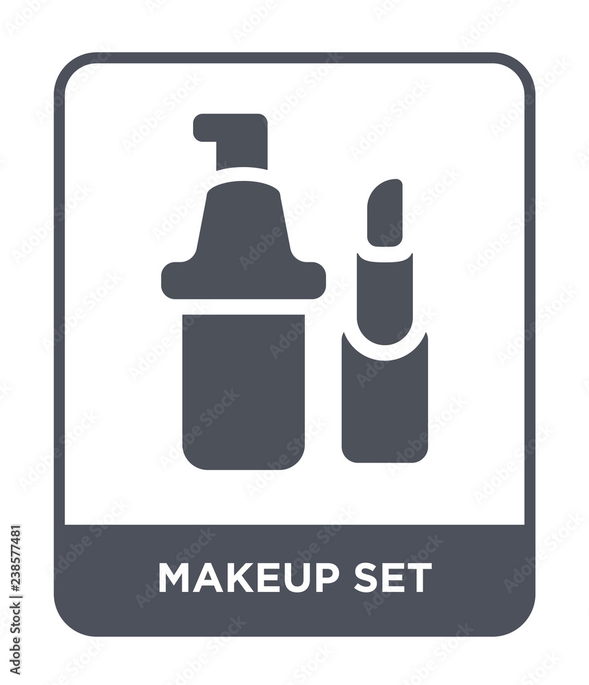 makeup set icon vector makeup set icon vector