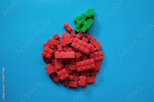 Apple toy bricks