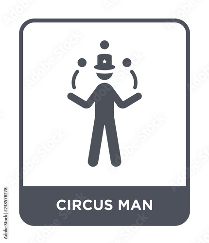 circus man icon vector