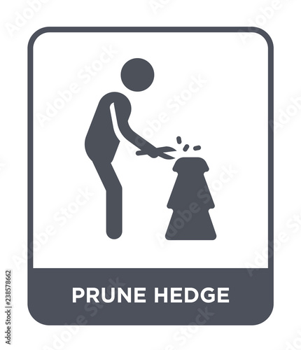 prune hedge icon vector