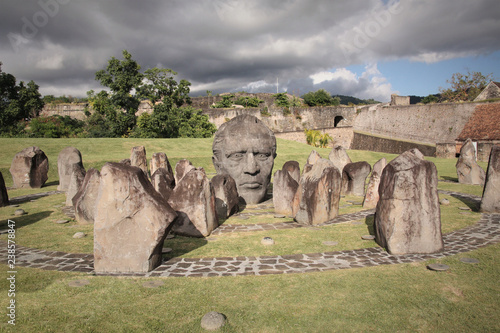 Guadeloupe, Statue de Louis Delgres au Fort Delgres à Basse Terre