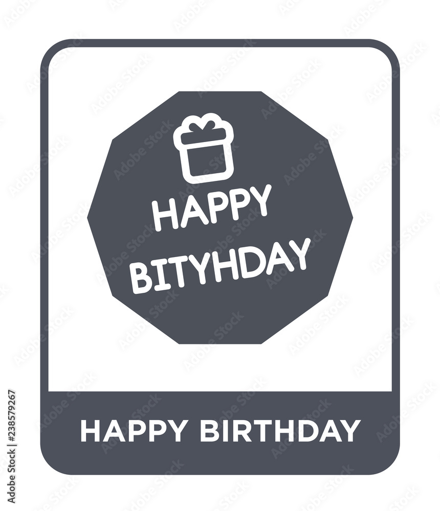 happy birthday icon vector happy birthday icon vector