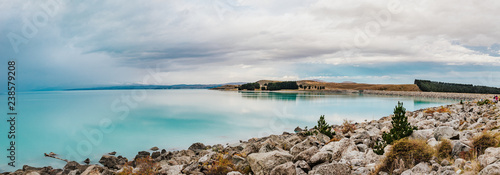 lake pukak in New Zealand. photo