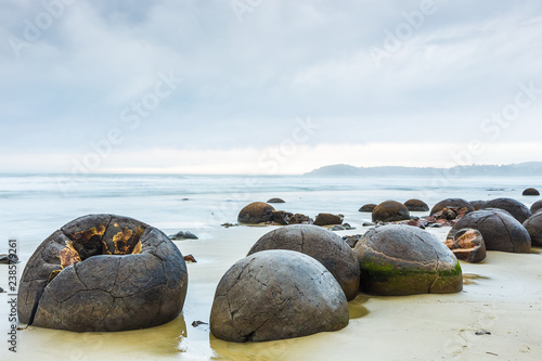 Moeraki Boulders. Oamaru New Zealand