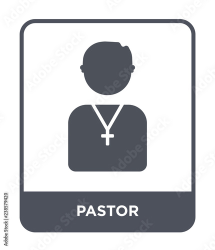 pastor icon vector