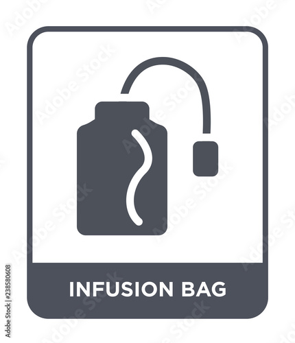 infusion bag icon vector