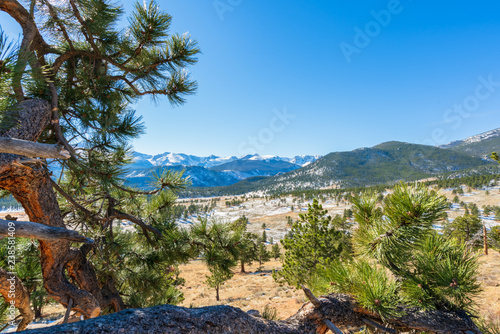 Scenic view of Rocky Mountain National Park