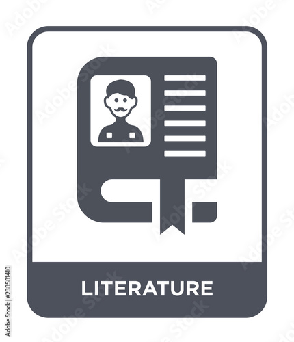 literature icon vector