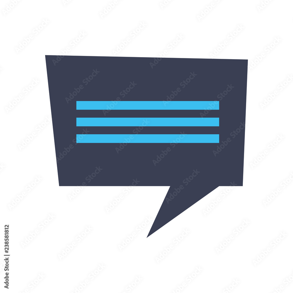 speech bubble on white background speech bubble on white background