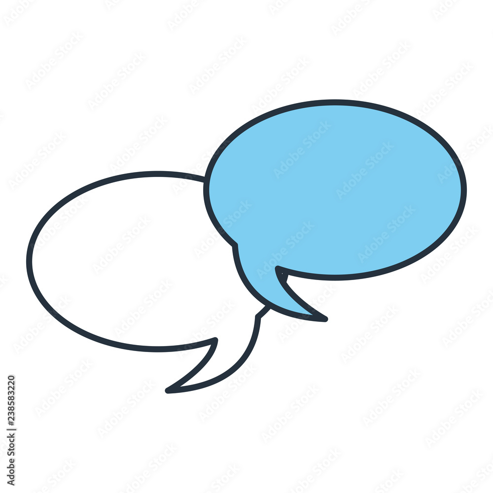 speech bubbles talk on white background speech bubbles talk on white background