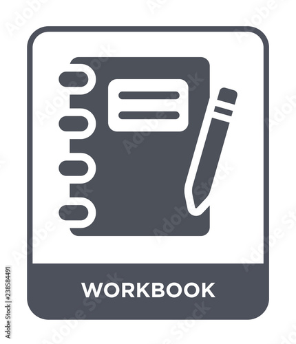 workbook icon vector photo