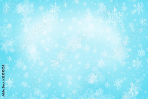 Abstract background with snowflakes © primipil