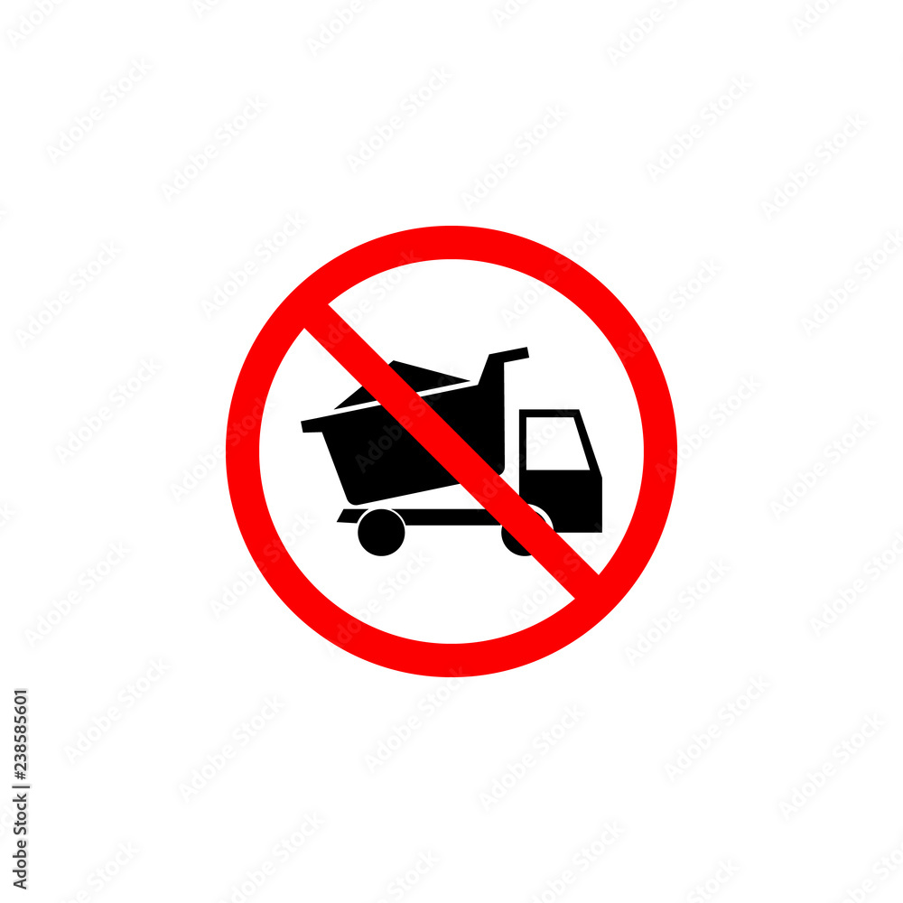 Forbidden instruction machine icon on white background can be used for web, logo, mobile app, UI, UX Forbidden instruction machine icon on white background can be used for web, logo, mobile app, UI, UX