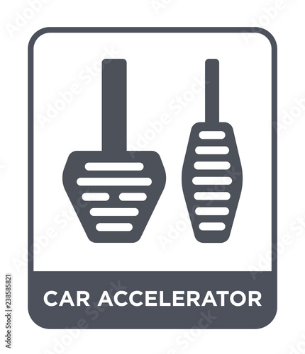 car accelerator icon vector