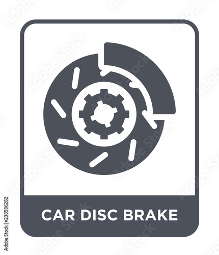 car disc brake icon vector