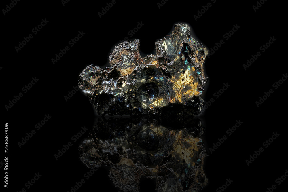 Iridescent Slag Material Iridescent Slag Material
