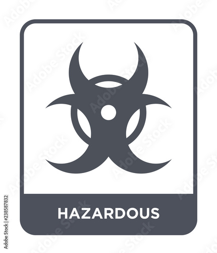 hazardous icon vector