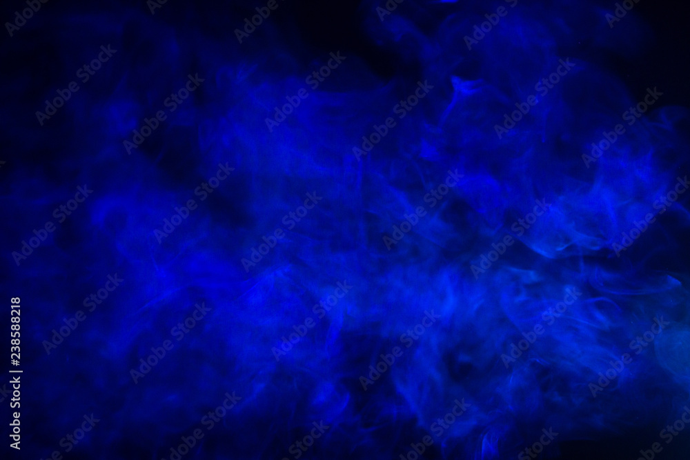 blue smoke abstract background