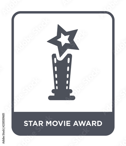 star movie award icon vector