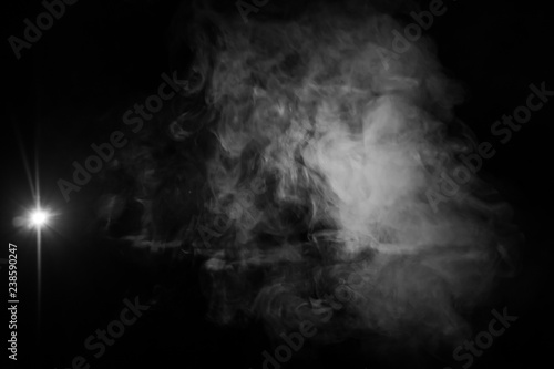 light effect and smoke abstract texture background .