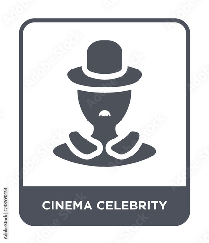 cinema celebrity icon vector