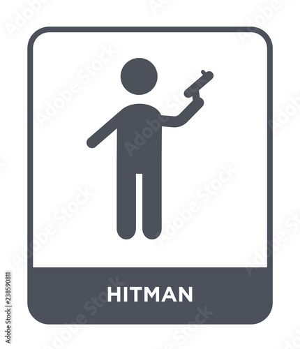 hitman icon vector