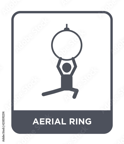 aerial ring icon vector