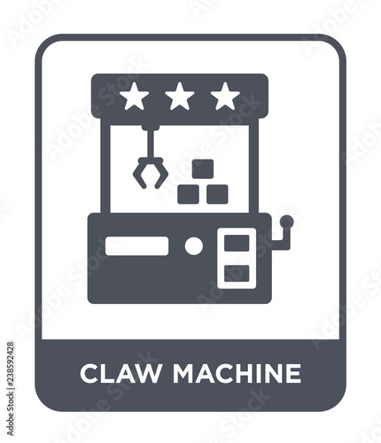 claw machine icon vector