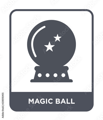 magic ball icon vector