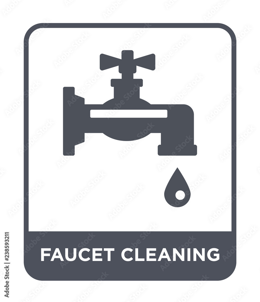 faucet cleanin icon vector faucet cleanin icon vector