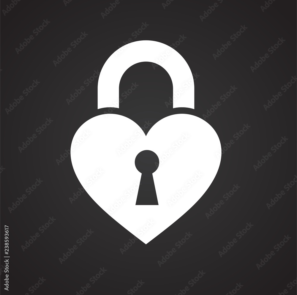 Heart icon on black background for graphic and web design, Modern simple vector sign. Internet concept. Trendy symbol for website design web button or mobile app Heart icon on black background for graphic and web design, Modern simple vector sign. Internet concept. Trendy symbol for website design web button or mobile app