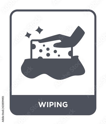 wiping icon vector