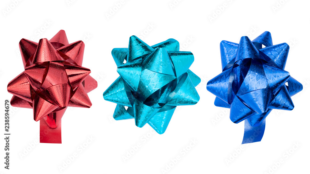 collection of bow isolated on white background - Clipping paths collection of bow isolated on white background - Clipping paths