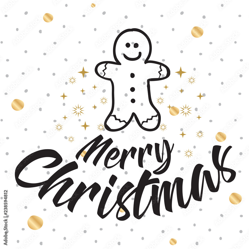 Merry Christmas. Typography. Vector logo, text design. Greeting card. Merry Christmas. Typography. Vector logo, text design. Greeting card.