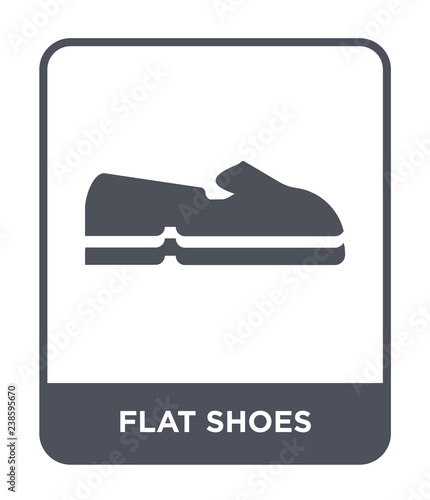 flat shoes icon vector