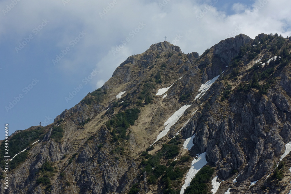 Gipfel des Branderschrofen, Ammergauer Alpen Gipfel des Branderschrofen, Ammergauer Alpen
