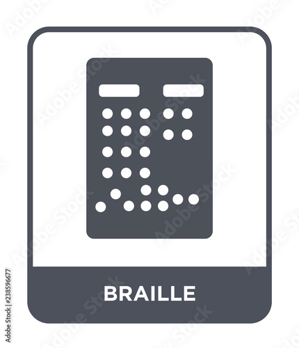 braille icon vector