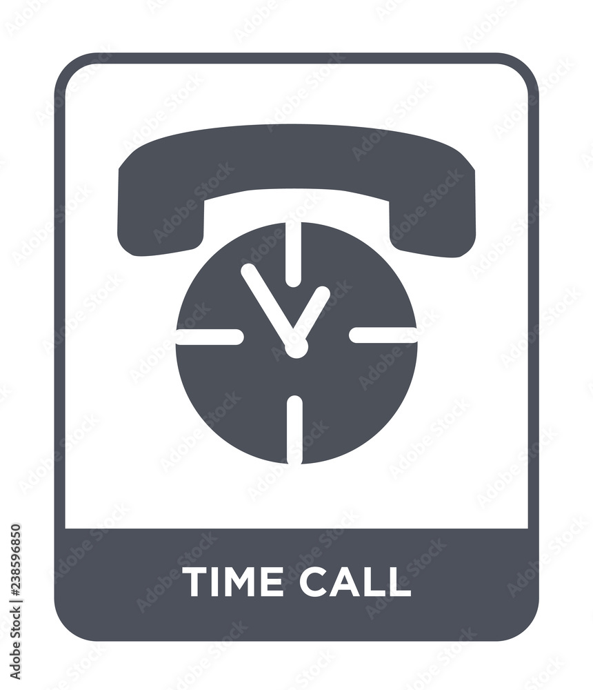 time call icon vector time call icon vector