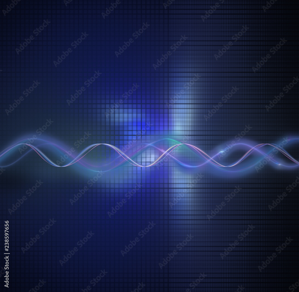 acoustic waves in the medium, the propagation of sound waves