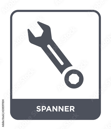 spanner icon vector