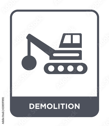 demolition icon vector