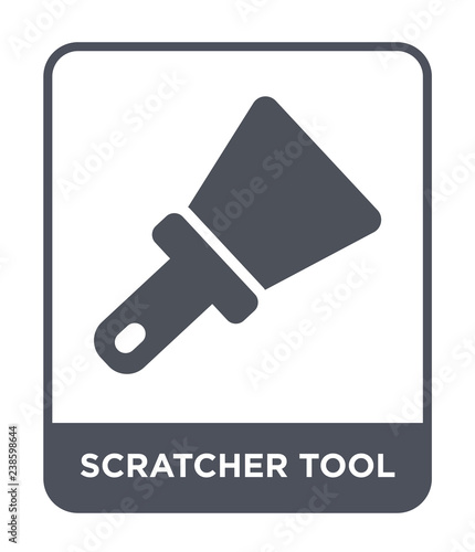 scratcher tool icon vector