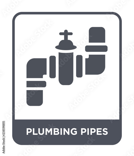 plumbing pipes icon vector