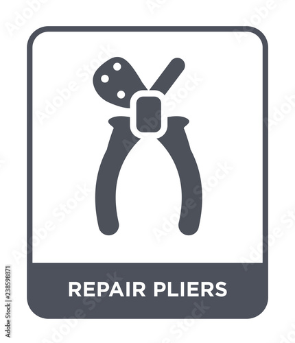 repair pliers icon vector
