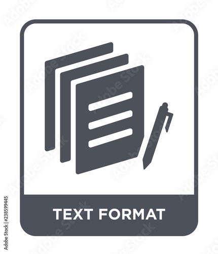text format icon vector
